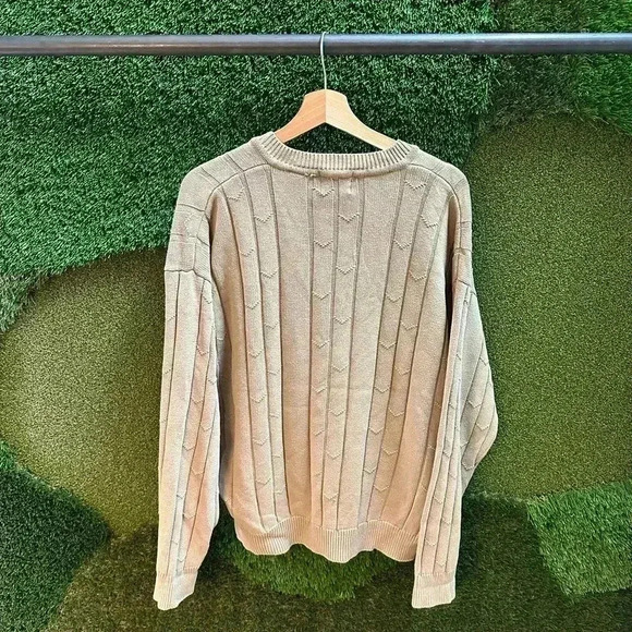 Vintage Greg Norman Textured V-Neck Sweater Size XL - Picture 2 of 5